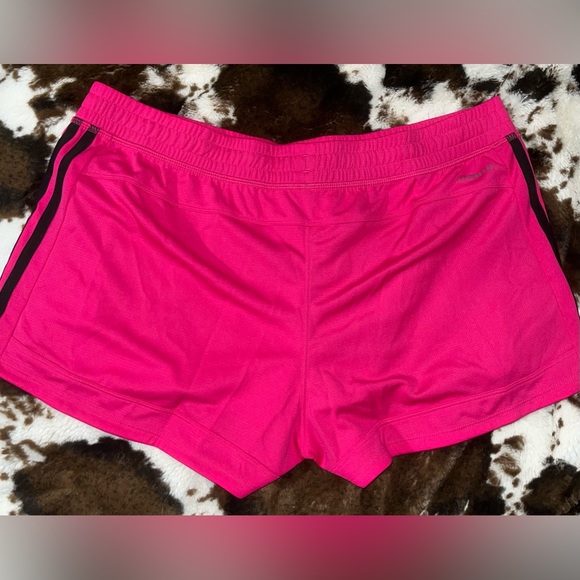 ADIDAS PACER 3S KNIT SHORTS - PINK - Picture 2 of 6